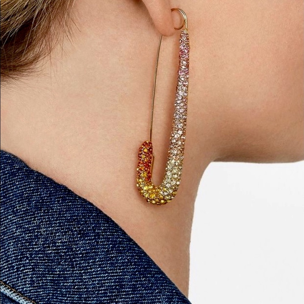Baublebar x Montserrat Safety Pin Earrings - NWT